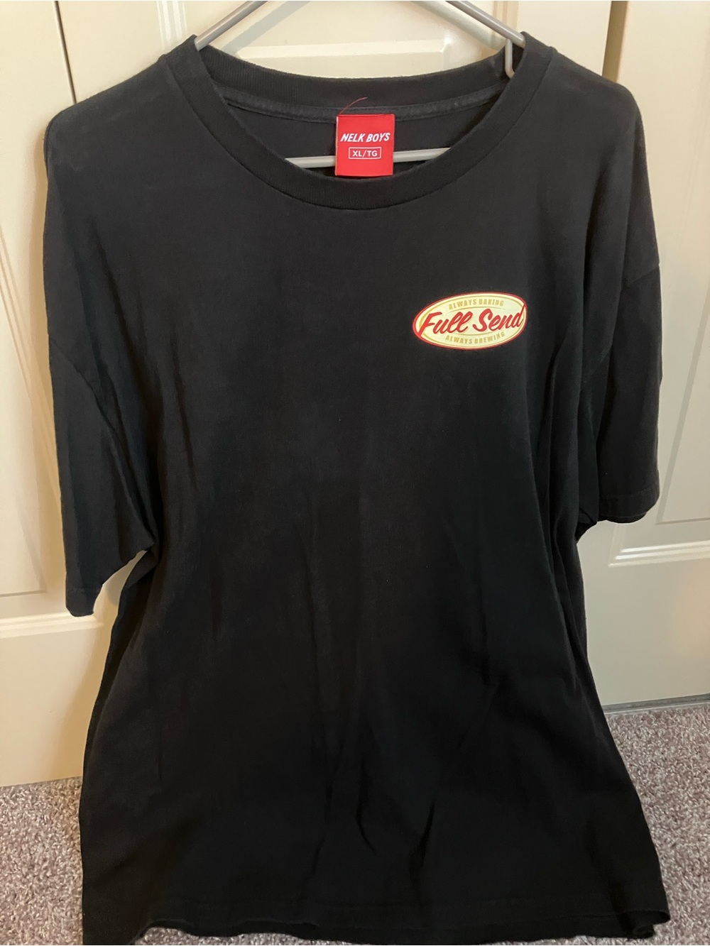 Nelk Boys Full Send Logo Short Sleeve T-Shirt - Black
